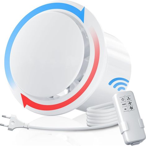 Ventilatore Bagno Estrattore Silenzioso 3 Velocità 150 mm (1/5)
