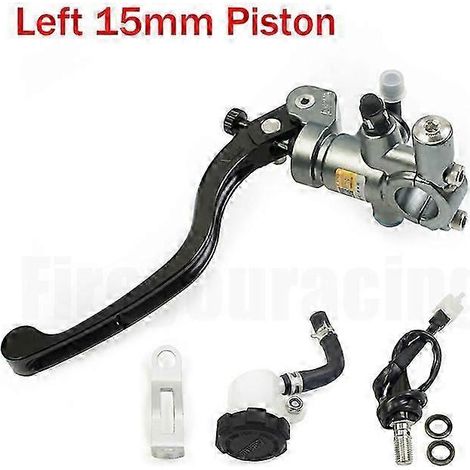 Levier de maître-cylindre de frein et d'embrayage Adelin Px1 pour moto Z750 Z900 Mt07 Cafe Racer (gris, gauche, 15 mm), montage radial, 14 mm, 16 mm, 17,5 mm, 19 mm (1/5)