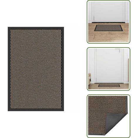 vidaXL Fußmatte Braun 40x60 cm (1/5)