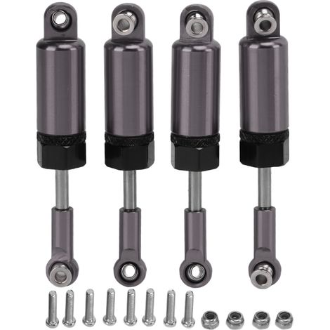 Amortisseur Réglable En Métal Pour Voiture Télécommandée 1/16 Compatible MN WPL Pièce De Rechange Lot De 4 (1/5)