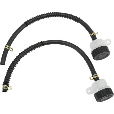 paire de réservoirs de liquide de frein avant universels pour motos et réservoirs de liquide de maître-cylindre, adaptés aux quads et motos tout-terrain. (1/5)