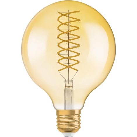 Bombilla LED OSRAM G125 E27 de filamento flexible, 60 W, luz blanca cálida. OSRAM (1/3)