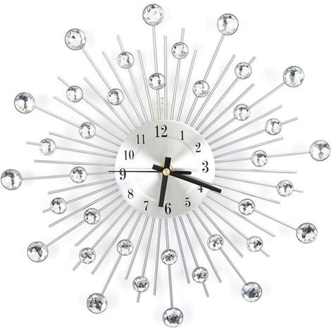 (33x33)Horloge murale moderne Mute DIY Grande horloge murale 3D Horloge murale moderne Design moderne Acrylique Horloge Murale Murale Murale Décoration Horloge Murale pour Bureau Salon Chambre (1/5)