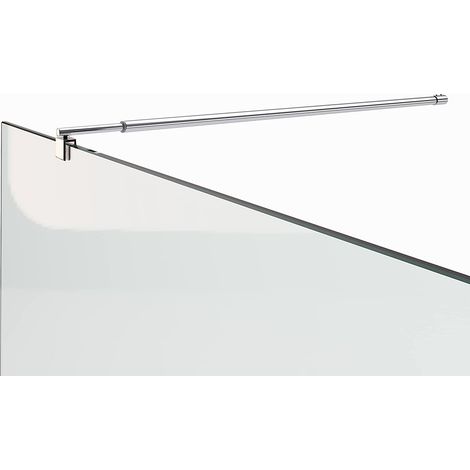 Moments of Glass Barra estabilizadora / barandilla para Paredes de Ducha e de Walk in de 6mm - 10mm ajustable de 80-123 cm Barra de estabilizadora 20M (1/5)