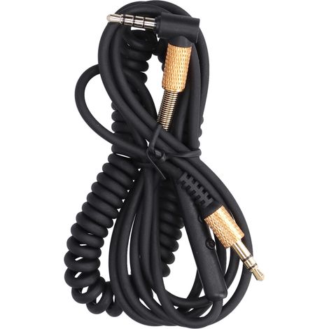 Casque audio à câble spiralé 3,5 mm avec contrôle du volume, remplacement pour Major/Major 2 (1/5)