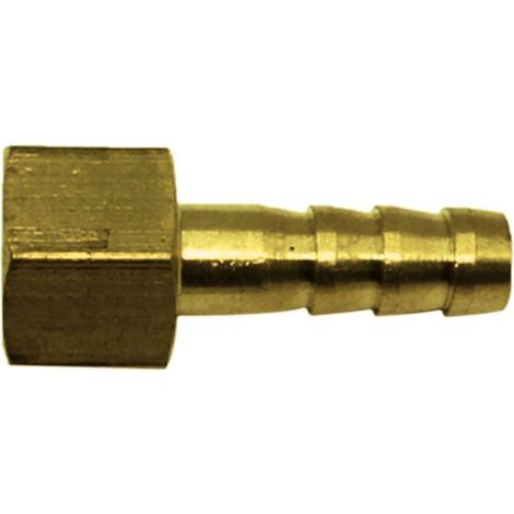 Messing-Luftschlauchkupplung, passend für Schlauchset mit Innengewinde, Industriearmaturen DN6x8 mm (1/5)