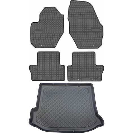 Volvo V60 I Kombi von 10/2010-01/2018 SET - Gummifußmatten + Kofferraummatte (1/5)