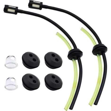 2 Ensembles Universels de Raccords pour Filtre à Carburant Adaptés aux Réservoirs d’Huile de Tondeuses à Gazon (1/4)