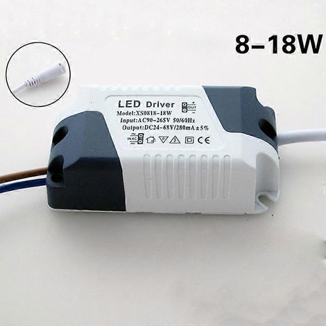 Adaptateur secteur LED AC 110V/220V vers DC 24V 8-24W pour plafonnier, transformateur d'éclairage