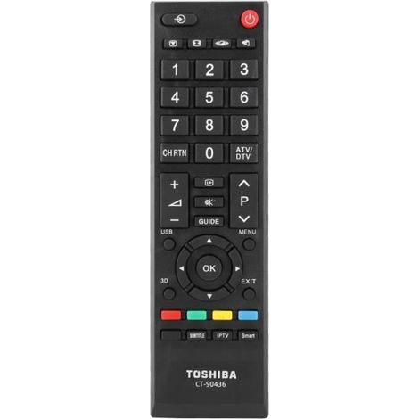 Universalfernbedienung – Toshiba – CT-90436, CT-90325, CT-90351 – Große Tasten – Geringer Stromverbrauch (1/4)