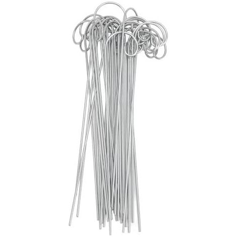 Pflanzenetikettenhaken, 30 Stück Gartenstecker aus Edelstahl, Etikettenhalter, Etikettenstäbe für Blumen, Töpfe und Saatgut (1/5)