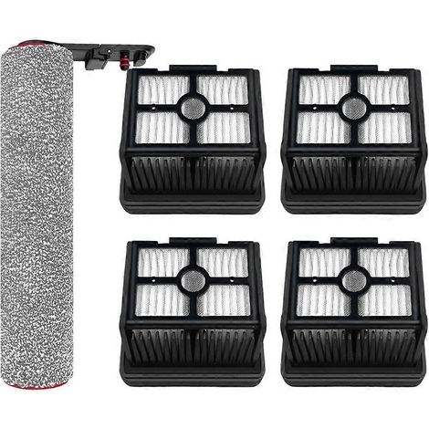 Pièces détachées pour aspirateur thermique Dreame H15 Pro : brosse principale, filtre HEPA et accessoires.