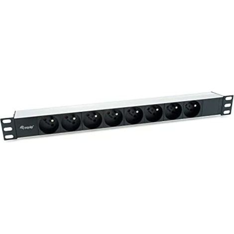 Equip 333313 unit de power distribution de (PDU) 8 AC outlets 1U Black, Silver (1/4)