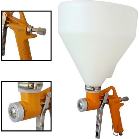 PISTOLA AEROGRAFO VERNICIATURA PROFESSIONALE 4500ML UGELLI 4 6 8mm A831421