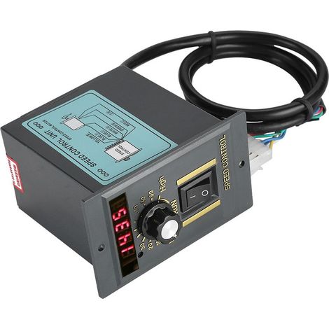 Stufenlos einstellbarer digitaler Motordrehzahlregler AC 220 V 50 Hz 15-400 W 0-1450 U/min (15 W) (1/5)
