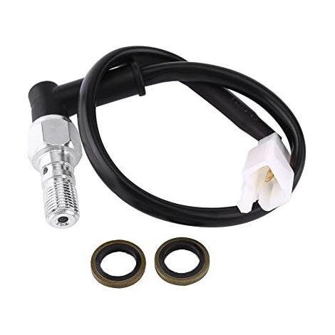 Interrupteur Universel de Frein Hydraulique pour Moto, M10x1mm, avec Rondelles, Compatible avec Système de Pression d'Embrayage et Feu Arrière (1/5)