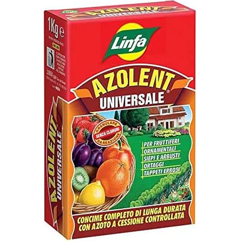 Concime Universale Linfa Azolent 2,5 Kg: Nutrizione a Lenta Cessione