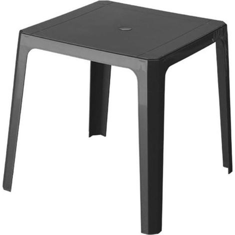 GARDEN LIFE mesa apilable 70x70 antracita 4025ant , Mesa apilable 70 x 70 cm antracita 4025ANT, una mesa práctica y versátil diseñada para su uso en diferentes espacios interiores