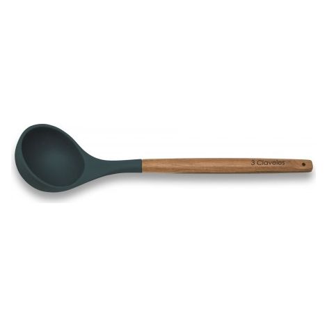 CAZO SILICONA MANGO MADERA 3C - 3 CLAVELES