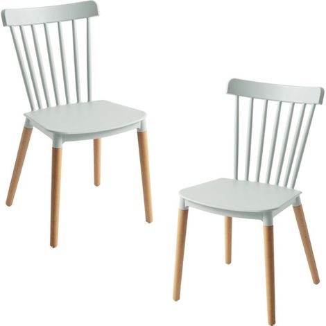 Packs Sillas Comedor - Pack 2 Sillas Leka - Celadón (1/5)