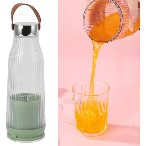 shaker à fruits rechargeable par USB, extracteur de jus domestique, mini extracteur de jus portable multifonctionnel