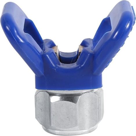 Protecteur de siège de buse pour pistolet à peinture sans air Ulisem, couvercle de buse de remplacement, outil universel, bleu, neuf (1/4)