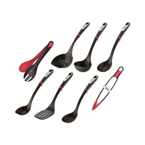 Tefal Ingenio K2060514 cuchara negro y rojo ergonómica