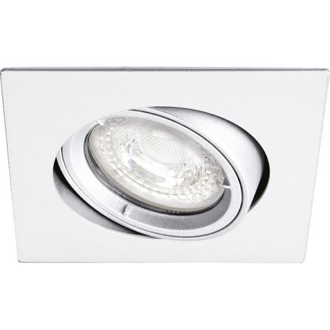 SPEED 70 C 230 Encastré GU10 carré basculant blanc Lpe non incl. ARIC 4972 (1/4)