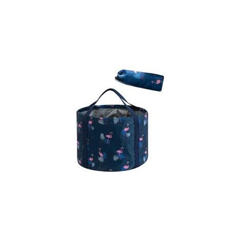 Seau pliable pour bain de pieds – Spa maison, pédicure, camping – Portable & compact