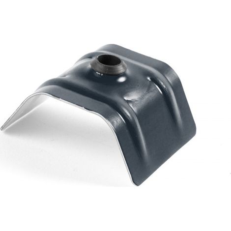 Cavalier bac acier SCELL-IT Type C2- Gris beige RAL7006 - Sachet de 100 - CAV-TC2-7006