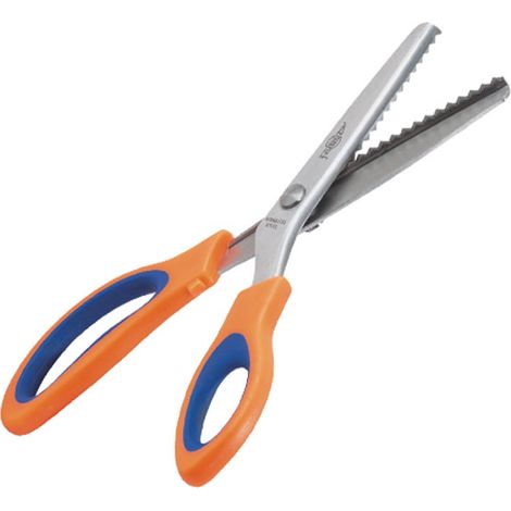 TIJERAS DENTADAS FAIBO FIELTRO 24CM 7640B-2 PICOS