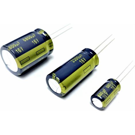 Panasonic Condensateur électrolytique sortie radiale 1.000 µF 25 V 20 % (Ø x H) 10 mm x 20.0 mm 1 pc