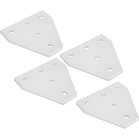Plaque de jonction en T 203040 en alliage d'aluminium, support de jointure à 5 trous pour profilé aluminium 4040T (1/5)