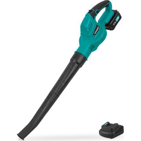 Vonroc – Souffleur de feuilles sans fil 20V – Vitesse d'air 180 km/h – Batterie 4.0Ah et chargeur inclus – Léger et ergonomique