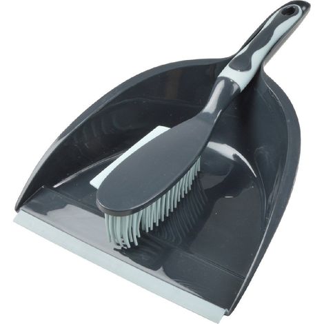 Pelle & Balayette "Raclette Poils" Anthracite & Bleu Givre (1/2)
