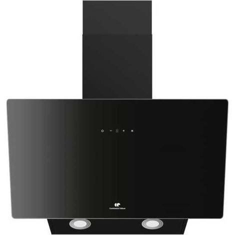 Schrägdunstabzugshaube 60 cm Continental Edison CEHDI60B Schwarz Energieklasse A+++ 418 m³/h 58 dB LED Ø150 mm (1/5)
