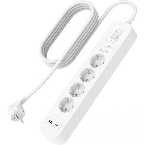 Multipresa con 4 Prese con Interruttore Belkin SRB001VF2M (2 m) (1/5)