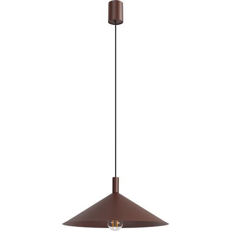 Suspensions Nox acier brun 1xE27 40cm Sollux (1/5)