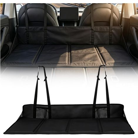Extension de siège arrière de voiture pour dormir, pont d'extension spatiale en flanelle souple, installation rapide de 30 secondes, extension de siège de sécurité pliable pour la plupart (1/5)