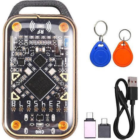 Mise à niveau de l'émulateur de carte à puce Chameleon Ultra + lecteur de puce RFID porte-clés T5577/CUID 125K 13,56M de cartes NFC (1/5)