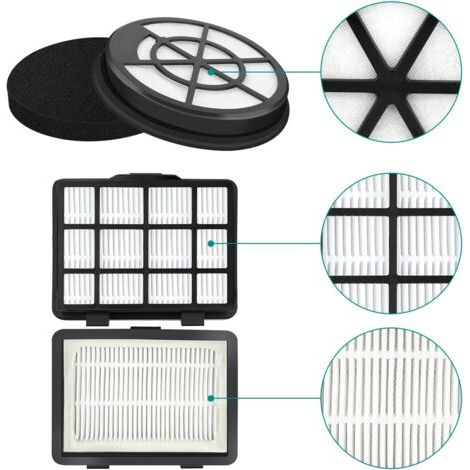 Accessori per Aspirapolvere Bosch Serie 2 - 2 Filtro HEPA e 2 Filtro Aria BZ152EF Per BGC05A220A, BGS05A221, BGS05A222 (1/4)