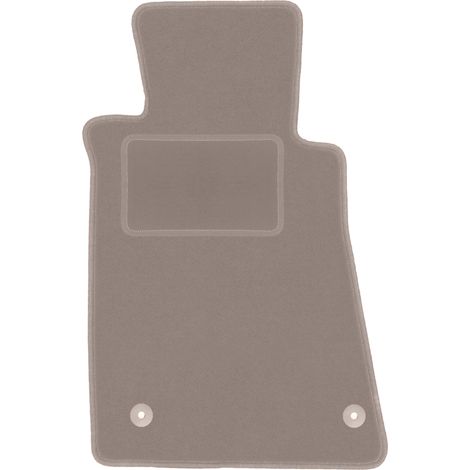 Alfombrilla de conductor beige para Mercedes SL R107 con catalizador coupé, cabrio (1985-1989)