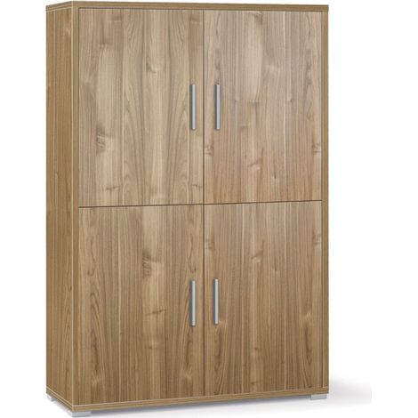 Mobile 4 Ante 108L x 41P x h161 – Finitura Legno Noce – Sarmog (1/2)