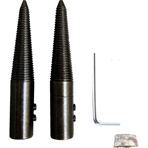 Axe conique droite et gauche pour meuleuse de meule, adaptateur de roue de polissage, accessoires de roue de polissage, avec une clé, 1 lot (1/5)