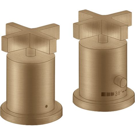 hansgrohe AXOR Citterio Termostato de 2 orificios para bañera con
