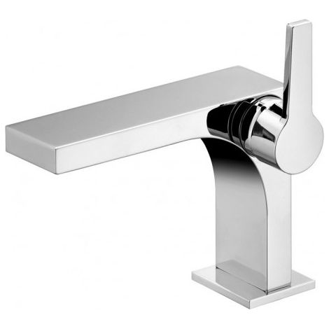 Mitigeur lavabo EDITION 11 110 sans garniture de vidage, chrome noir poli KEUCO