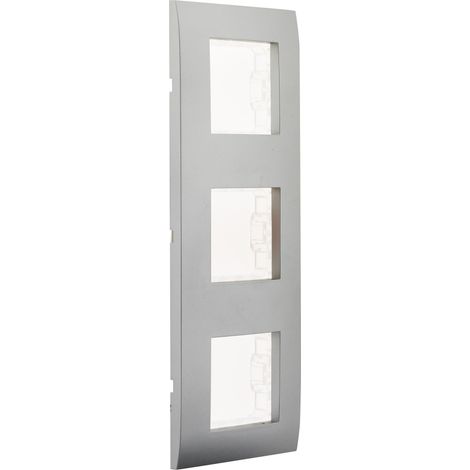 Plaque de finition triple Simplea - métal - Zenitech
