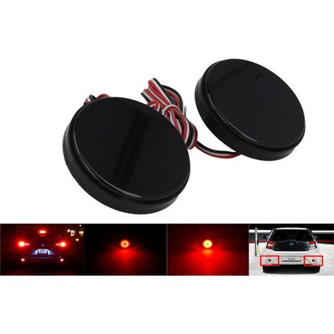 Kit 2 Fanali Posteriori A Led Nero Fume Per Toyota Sequoia Highlander ZRR70 Voxy Sostituzione Riflettore Catarifrangente Originale (1/3)