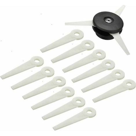Tête de débroussailleuse + 12 lames de coupe pour STIHL POLYCUT 6-3 FS38 FS40 FS45 (1/5)