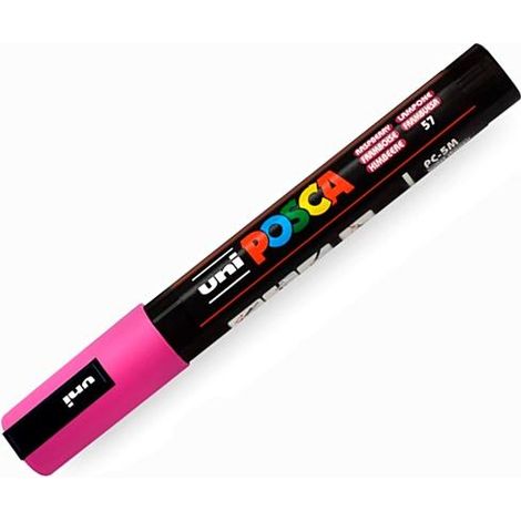 POSCA MARCADOR  PC-5M NO PERMANENTE PUNTA FORMA DE BALA 1,8 - 2,5 MM FRAMBUESA